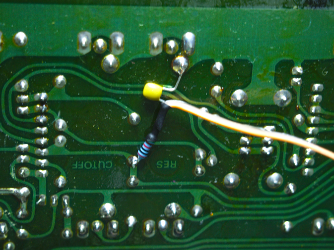 Filter wire soldering