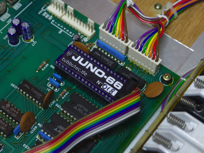 Juno-66 installed in the socket